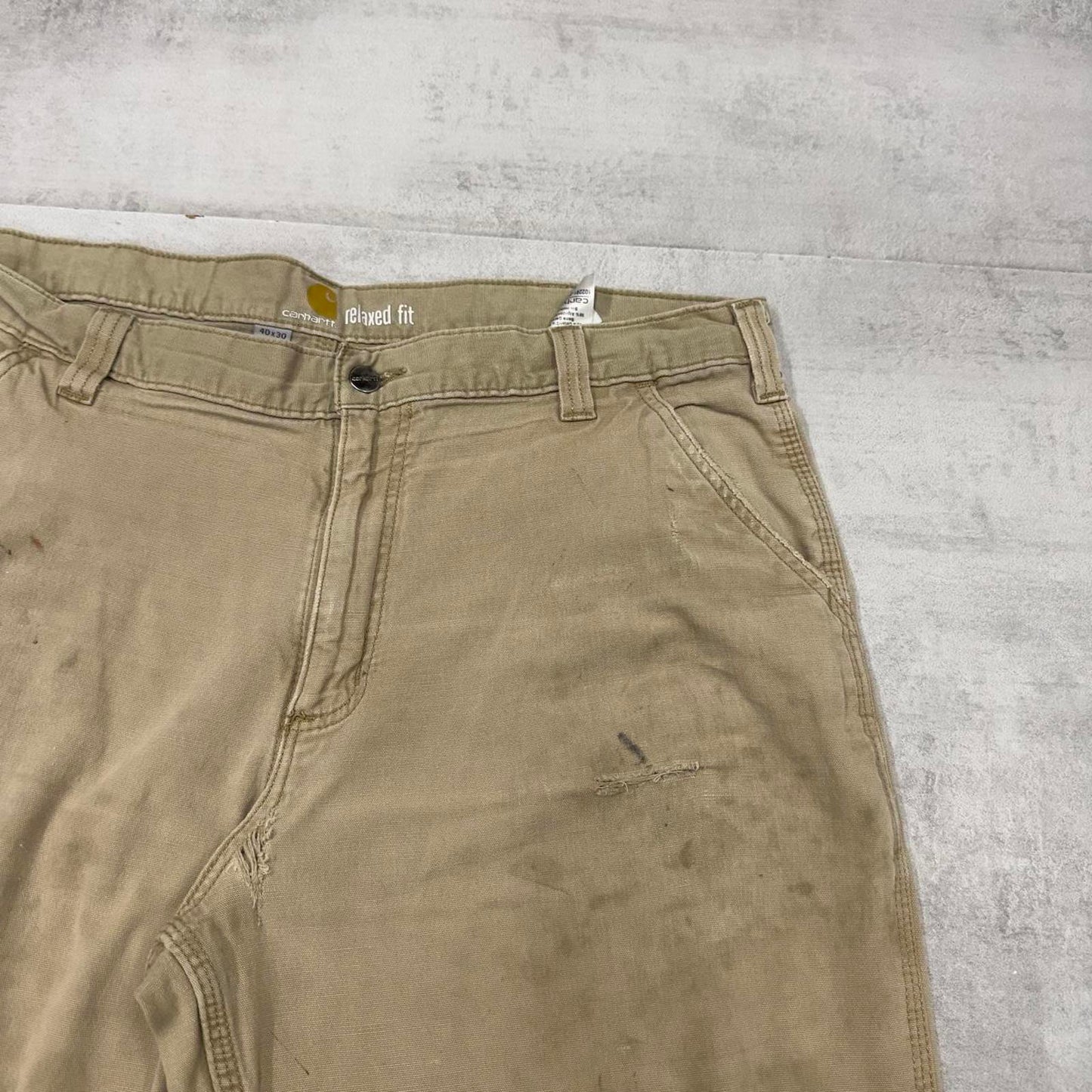 Tan Carhartt Carpenter pants W40 L30