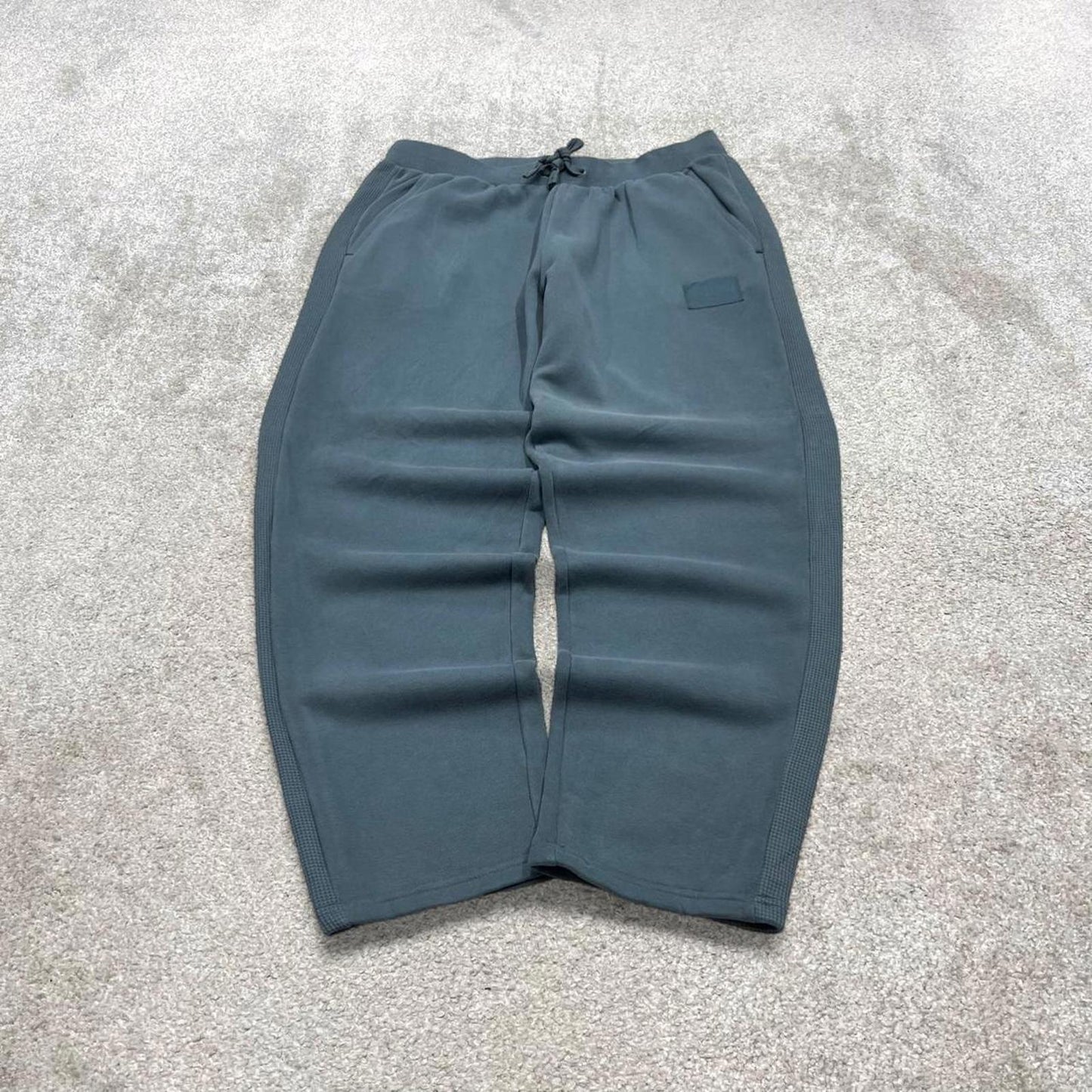 Vintage y2k Puma tracksuit bottoms blue Loose drawstring gym sweat track pants