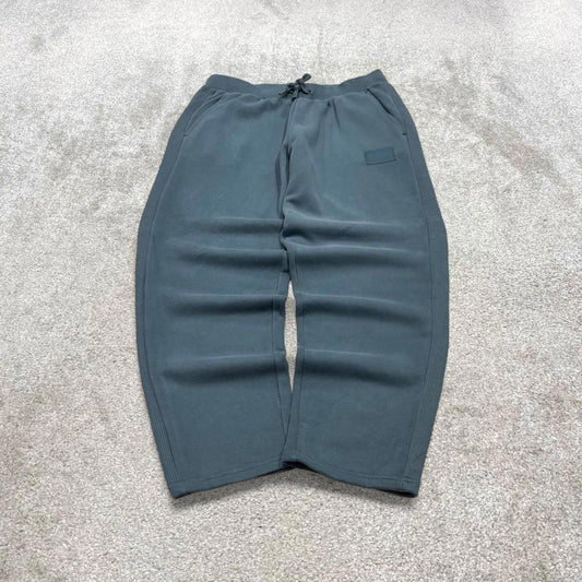 Vintage y2k Puma tracksuit bottoms blue Loose drawstring gym sweat track pants