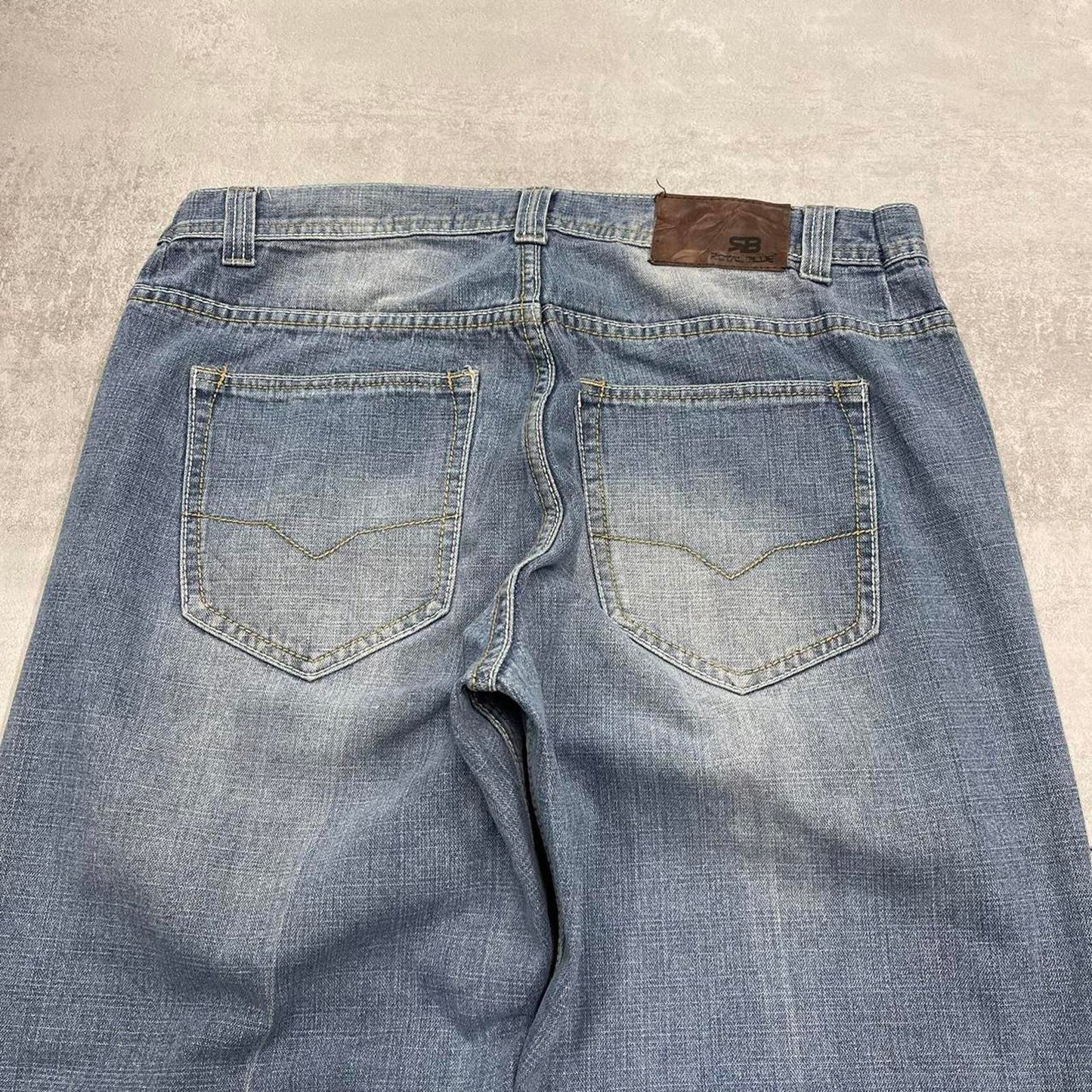 Baggy Royal Blue jeans W36 L30