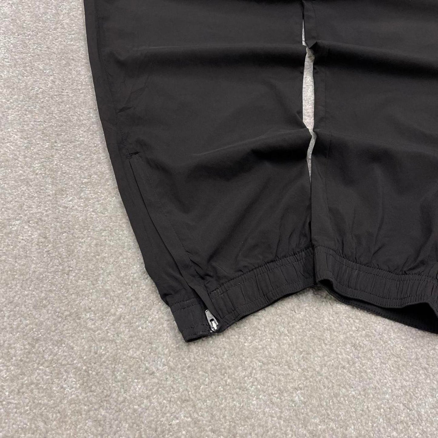 Vintage y2k Puma tracksuit bottoms black Loose floaty drawstring gym track pants