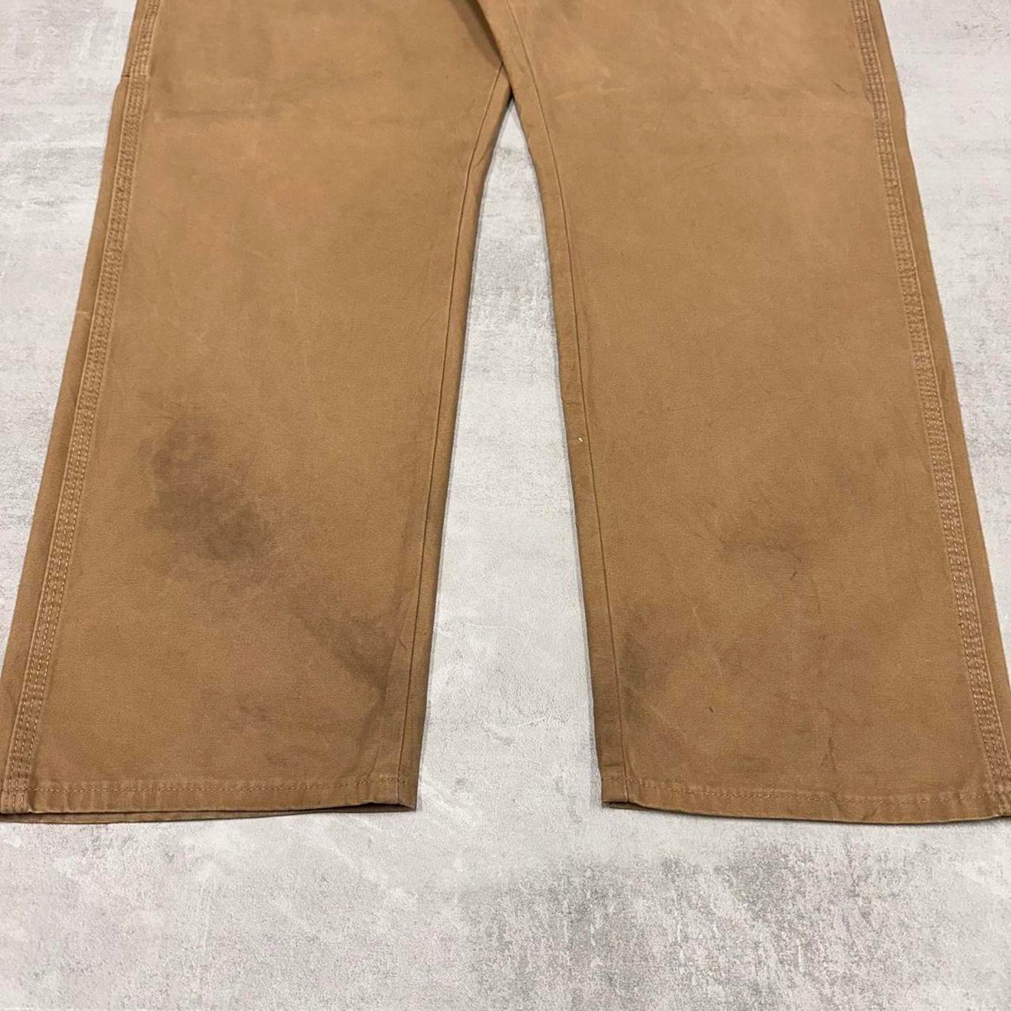 Wrangler carpenter trousers W38L30 tan loose cargo skater trousers