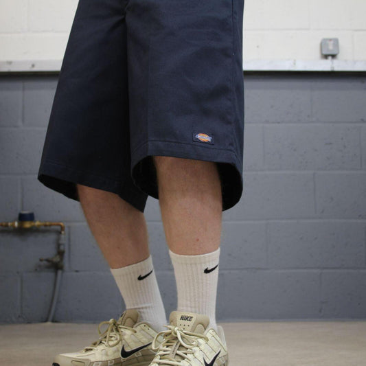 Dickies baggy carpenter shorts navy Twill chino skater style shorts wide long leg