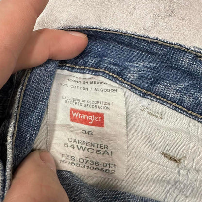 Mens Wrangler Carpenter jorts W36
