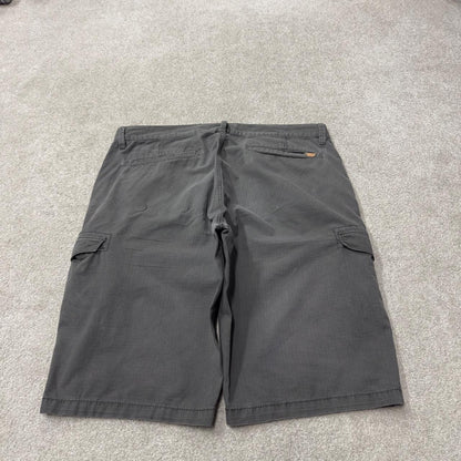 Y2K cargo shorts loose leg grey S.Oliver utility shorts summer festival