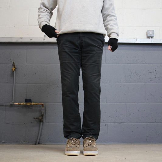00s Carhartt WIP chino pants W32L32 black 90s skater style slim work trousers utility