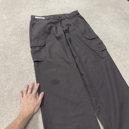 Dickies cargo utility pants W34L32 grey loose leg Chino skate work trousers