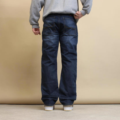 Blue Wrangler jeans W34L30 slim straight fit denim pants