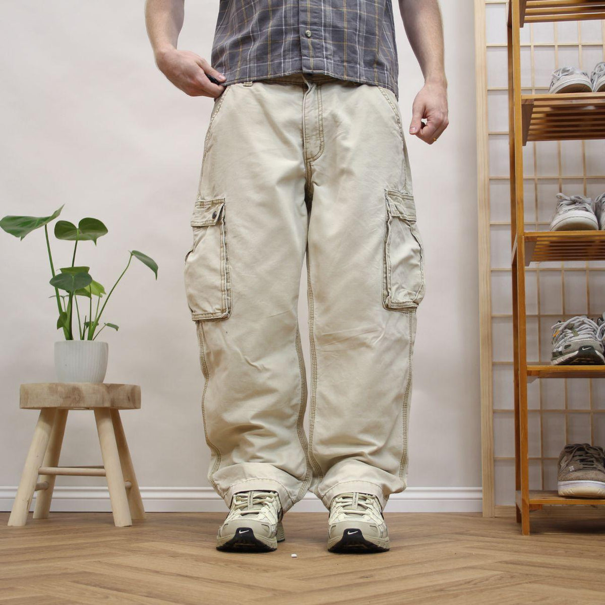 Baggy Carhartt cargo pants y2k relaxed fit Loose utility workwear skate cargo trousers