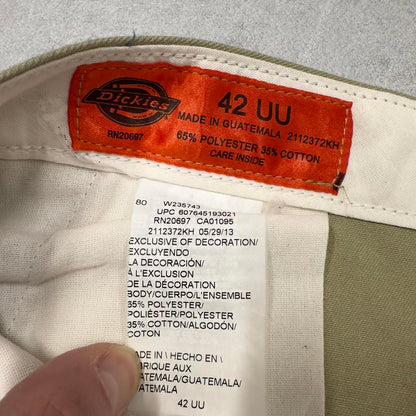 Dickies cargo Pants W40L26 beige twill style chino cargo trousers skater style