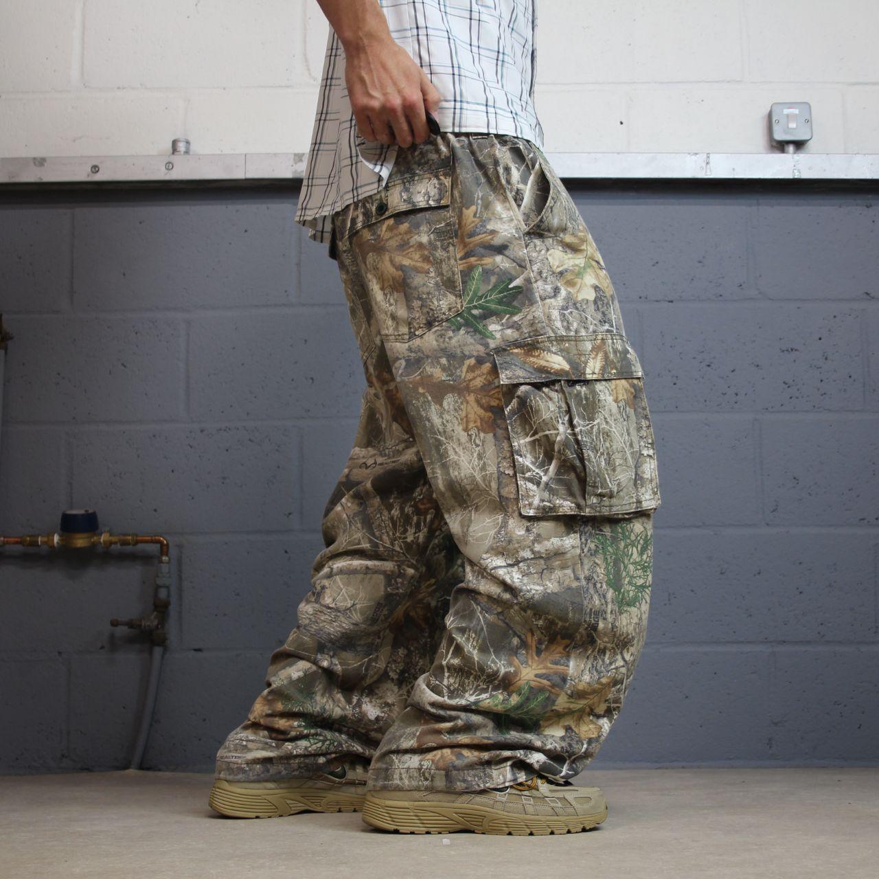 Realtree camo cargo pants y2k utility khaki Baggy camouflage hunting utility cargos