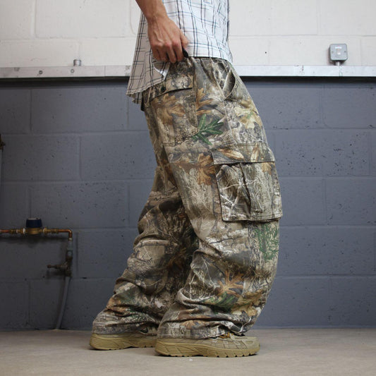 Realtree camo cargo pants y2k utility khaki Baggy camouflage hunting utility cargos