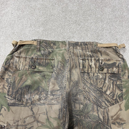 Cabela's Realtree camo cargo pants Y2K khaki camouflage pattern outdoors hunting utility trousers