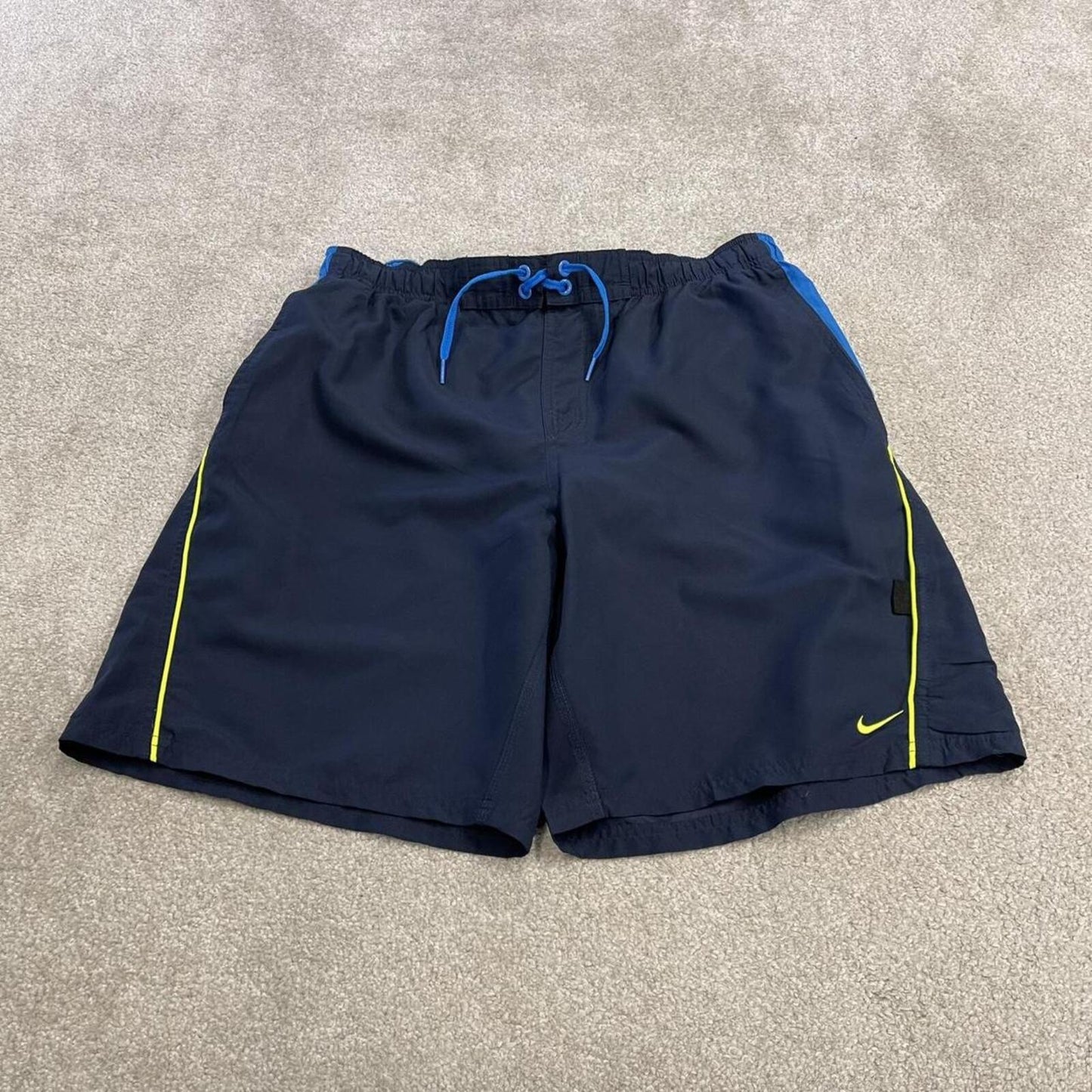 Nike swim shorts y2k beach shorts red Mesh lined comfy loose floaty summer holiday