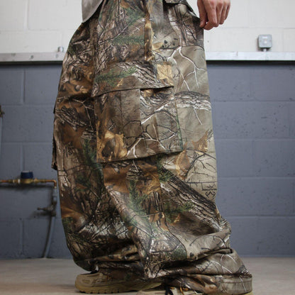 Realtree baggy camo cargo pants y2k khaki XXL Wide leg camouflage hunting pants