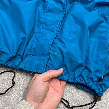 Vintage Y2K Columbia technical jacket blue Paneled colour block embroidered hiking coat