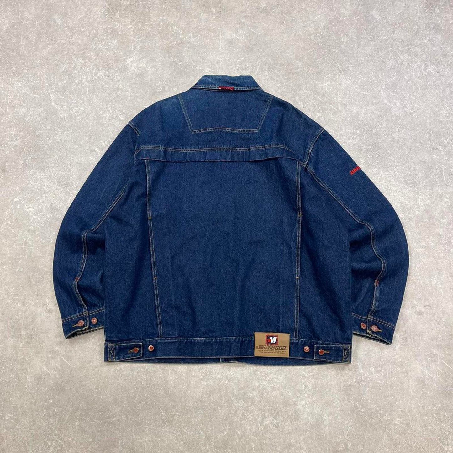 Blue MECCA USA jacket 2XL baggy hip hop skater 90s style jacket