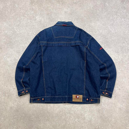 Blue MECCA USA jacket 2XL baggy hip hop skater 90s style jacket