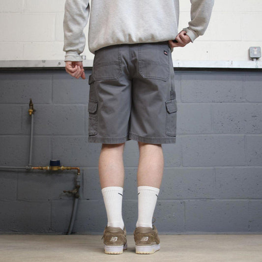 Y2k Dickies carpenter shorts skater style grey Loose leg canvasy summer festival jorts