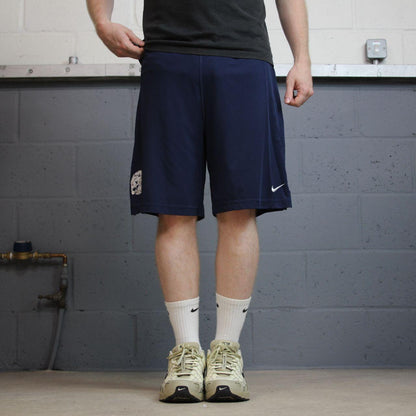 Nike sports shorts y2k navy Dri-Fit loose floaty summer gym shorts