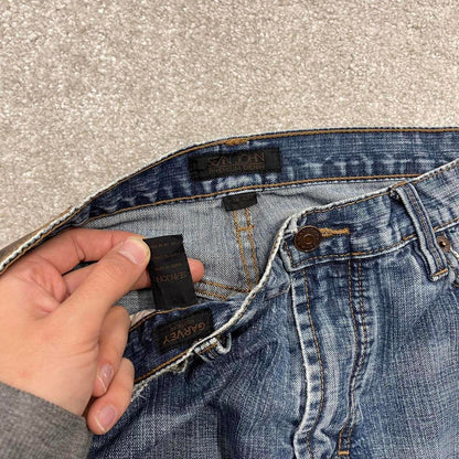 Vintage baggy Sean John jeans 90s skater style W32L32 blue loose denim pants