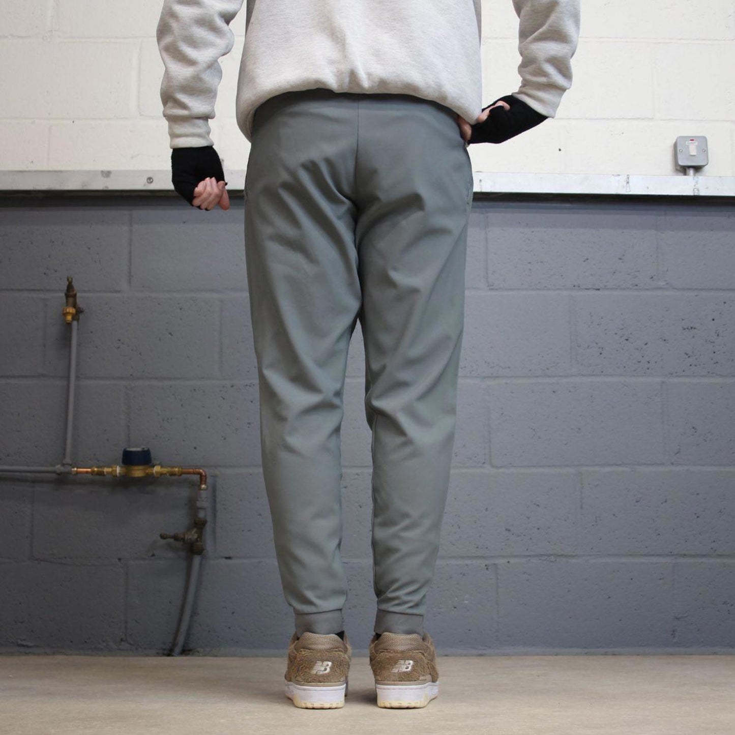 Y2k Nike tracksuit bottoms Dri-Fit Medium grey sportswear track pants gym wear trackies joggers