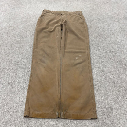 Vintage Carhartt carpenter pants y2k tan Straight leg skater style utility workwear