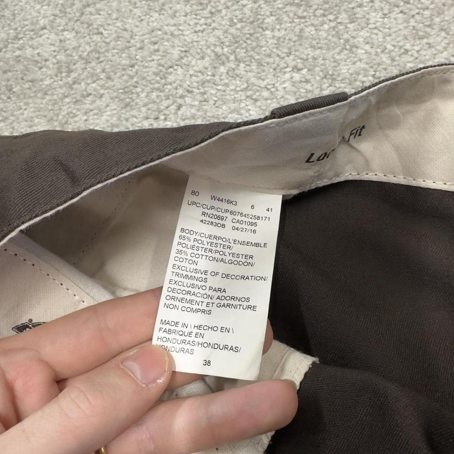 Baggy Dickies carpenter shorts brown Twill chino skater style shorts wide long leg
