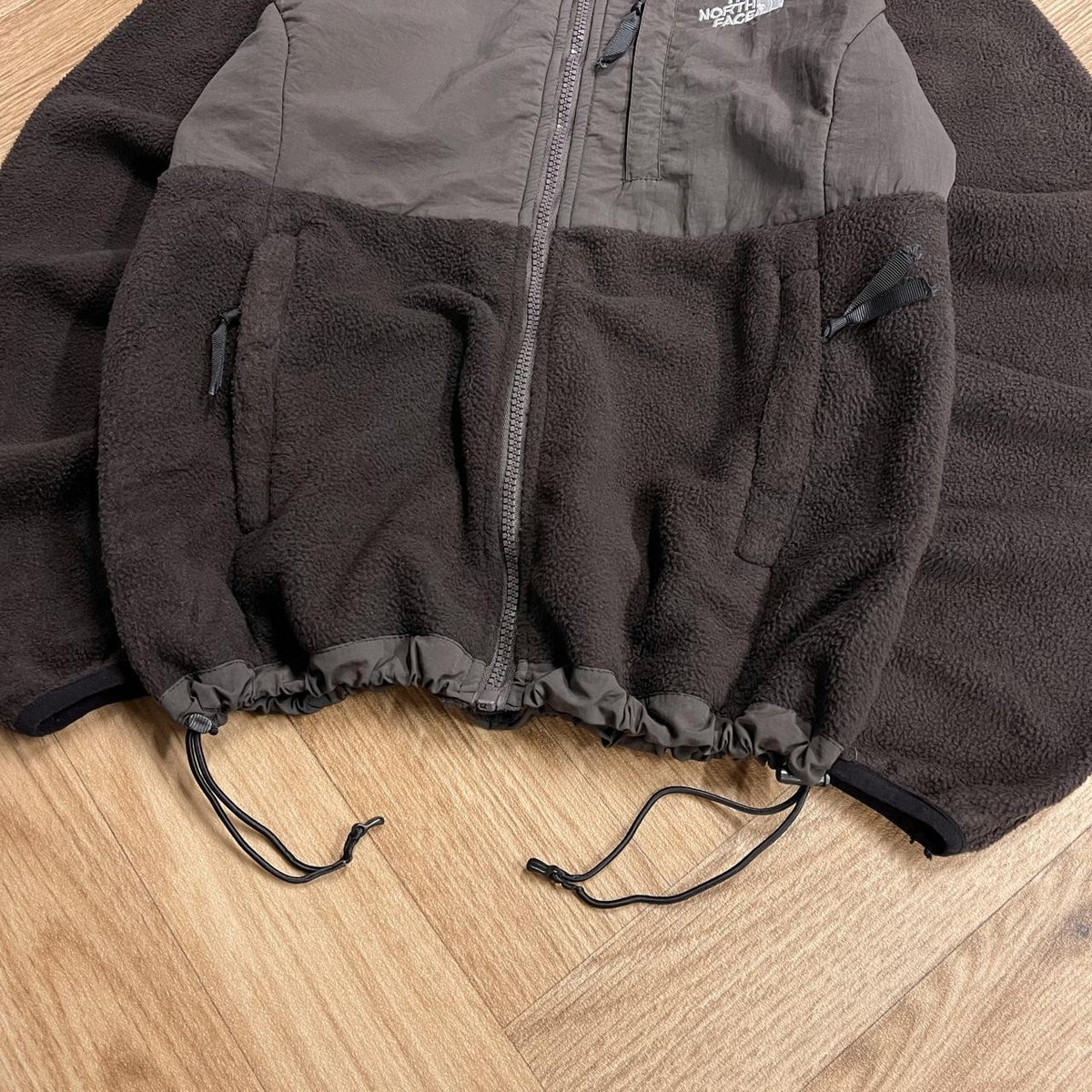 North Face Denali fleece brown Women's TNF full zip hooded paneled autumn technical Polartec fleece