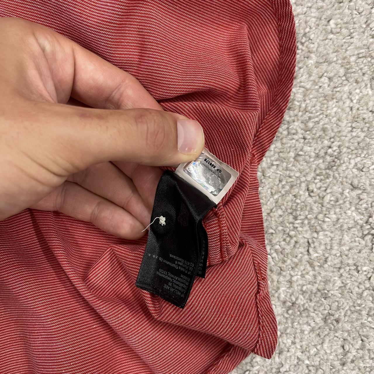 North face short sleeve shirt y2k salmon pink TNF surf style festival button down summer shirt