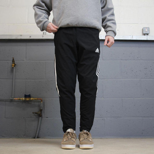 Y2k Adidas tracksuit bottoms M 00s style sportswear joggers mesh unlined track pants logo trackies