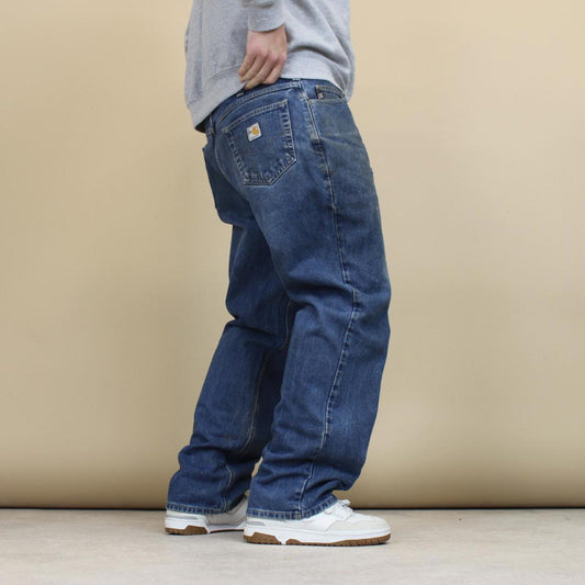 Blue Carhartt FR jeans W36L32 loose blue denim 90s style jeans