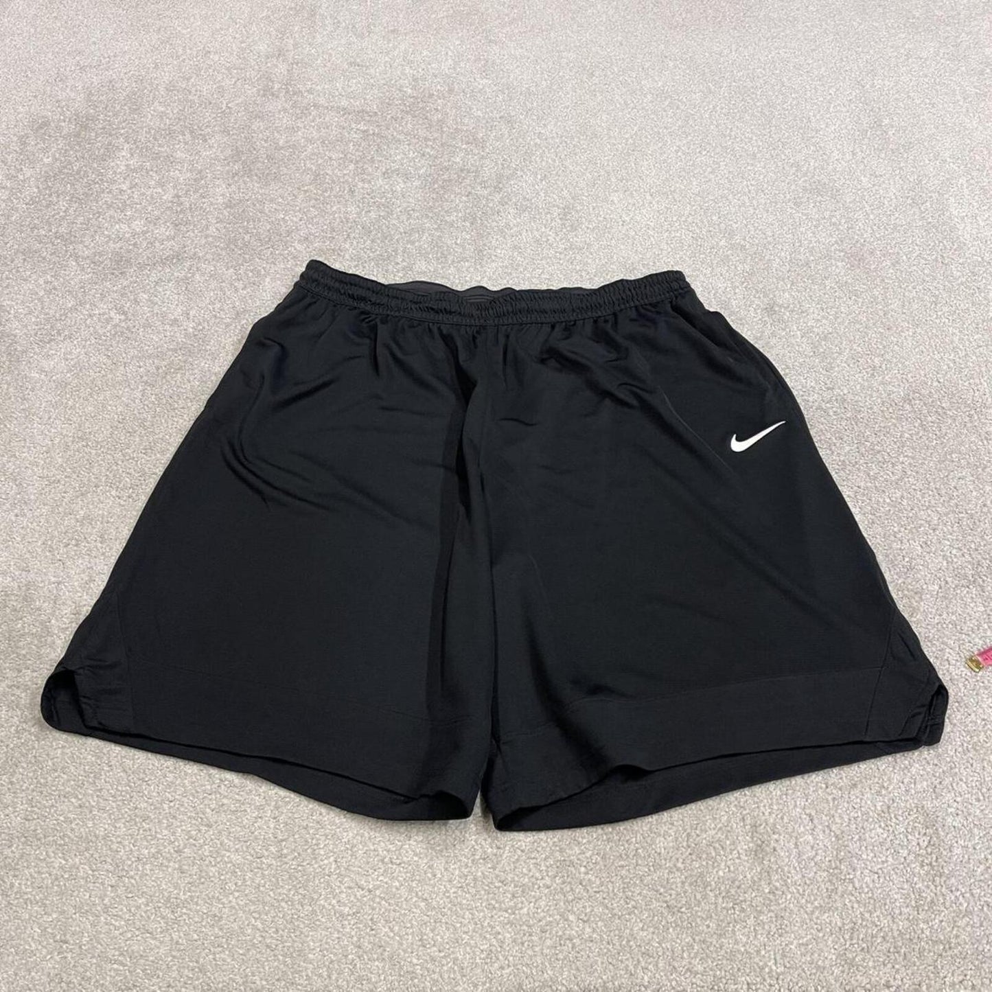 Baggy Nike sports shorts y2k black Basketball style embroidered loose floaty summer shorts