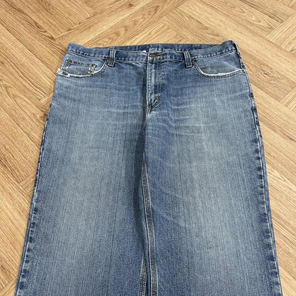 Vintage Carhartt jeans relaxed fit Y2K loose straight blue denim work pants