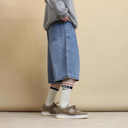 Blue baggy Karl Kani carpenter shorts W36