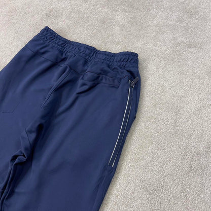 Blue Nike joggers Large y2k style sportswear track pants embroidered logo