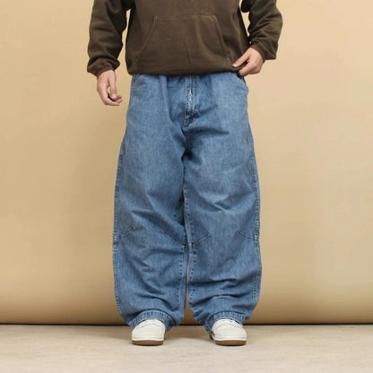 Blue Karl Kani baggy jeans W38L32 wide leg denim 90s style skater jeans