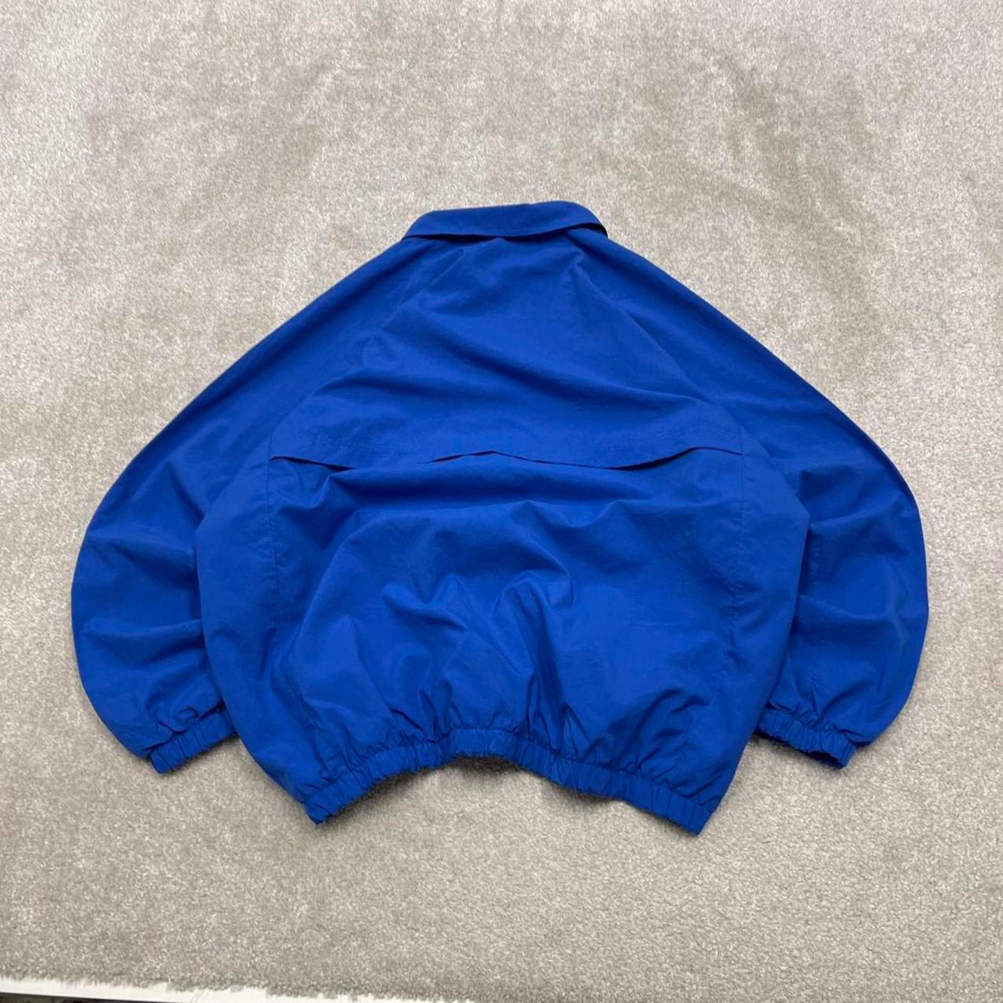 Vintage 00s Nike jacket y2k style XL men's blue full zip windbreaker coat embroidered technical