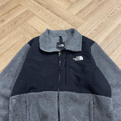 Y2K North Face Denali fleece Women's TNF full zip grey black paneled autumn technical Polartec