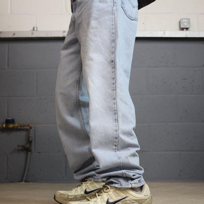 Levi’s 550 relaxed jeans y2k W33L32 washed blue loose leg streetwear style pants