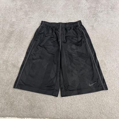 Nike sports shorts y2k patterned black Casual style comfy loose floaty summer gym shorts