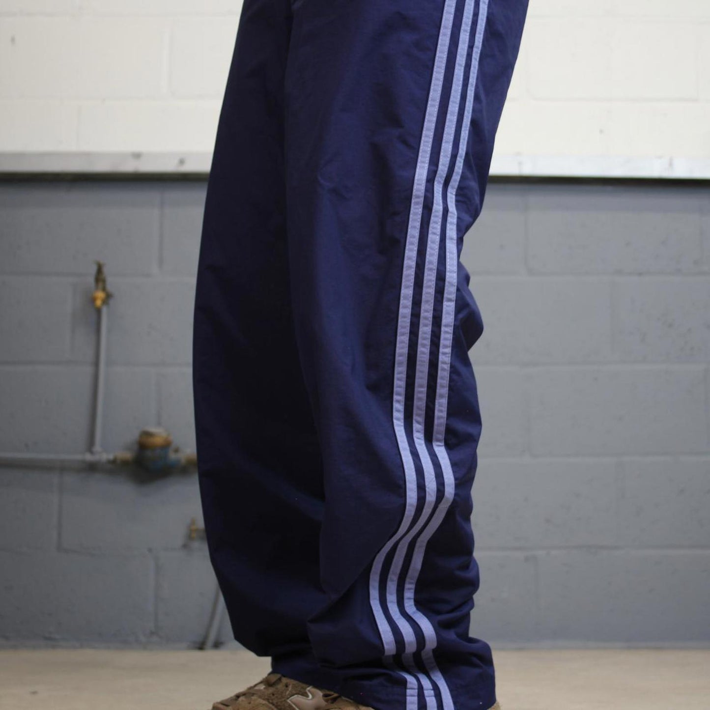 Navy loose Adidas trackies S
