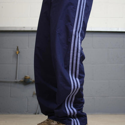 Navy loose Adidas trackies S