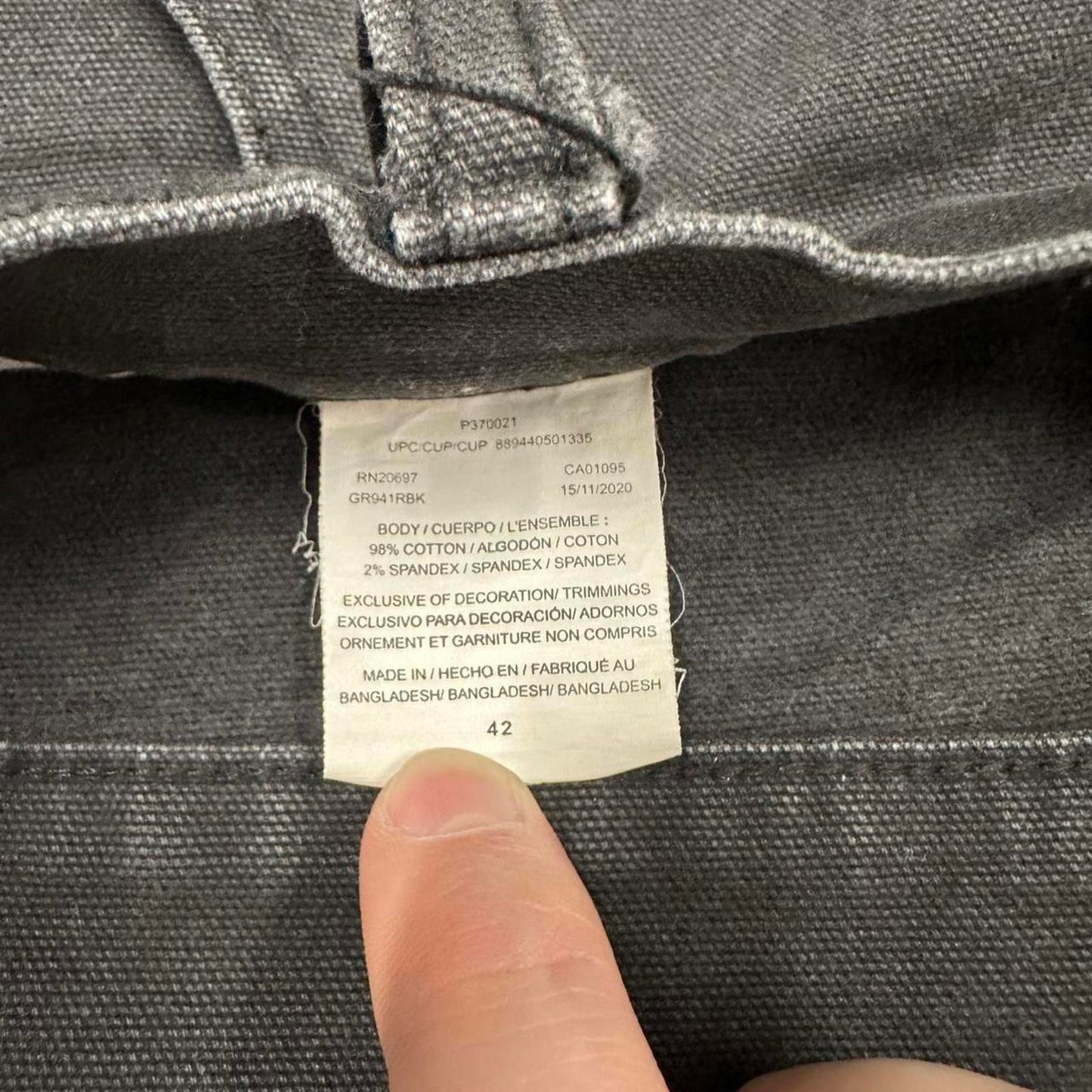 Dickies Carpenter shorts W42