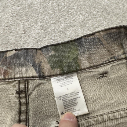 Realtree camo cargo pants Y2K small khaki Straight leg Ranger camouflage hunting utility trousers