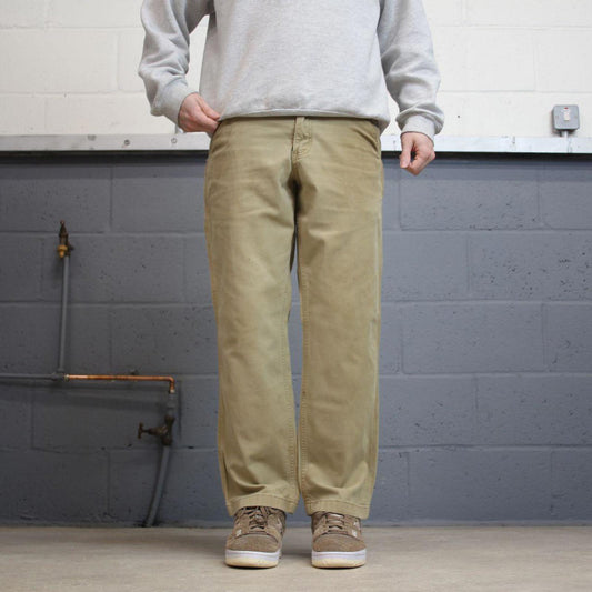 00s Carhartt carpenter pants tan W31L30 90s skater style relaxed fit cargos