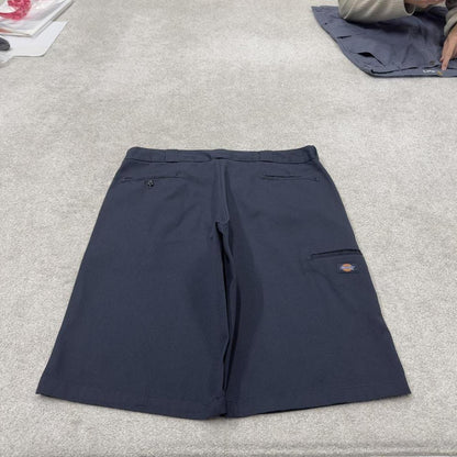 Dickies baggy carpenter shorts chino navy Chino style skater shorts long wide leg festival
