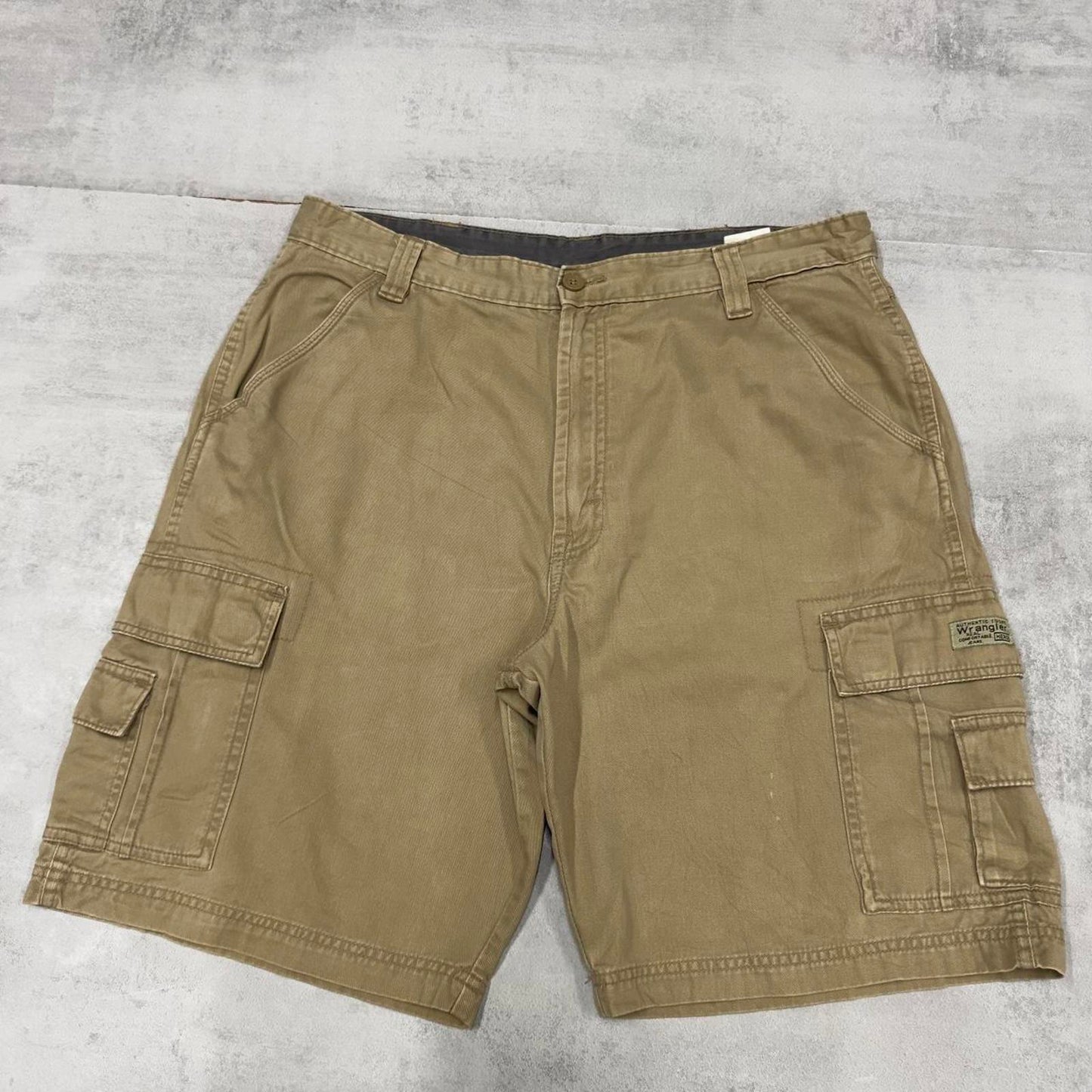 Mens Baggy Wrangler Cargo Shorts W36