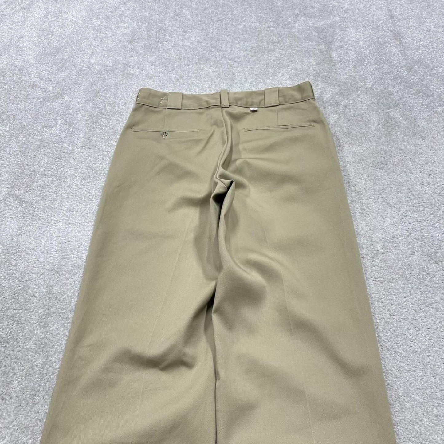 Vintage Dickies work pants chino khaki Loose original fit twill skate style trousers