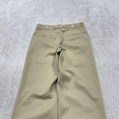 Vintage Dickies work pants chino khaki Loose original fit twill skate style trousers